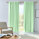 Cortina em linho com blackout - Verde-menta