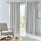 Cortina em linho com blackout sob medida - Cinza mineral
