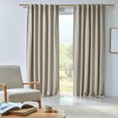 Cortina em linho com blackout - Bege natural